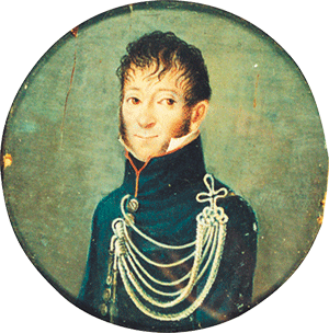 Portrait d’un gendarme du Premier Empire