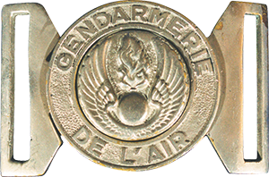 Plaque ceinturon gendarmerie Air (1945)