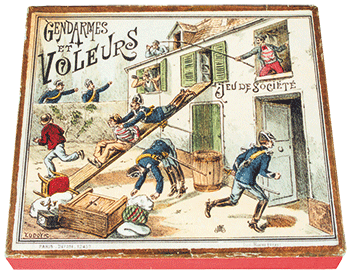 Boîte de jeu de société (vers 1900)