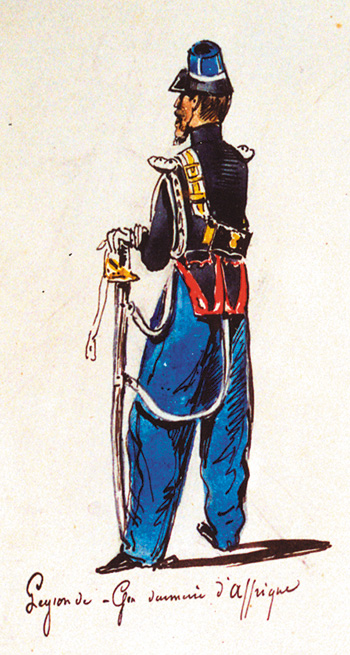 Gendarme d’Afrique (vers 1860)