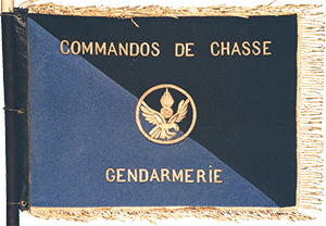 Fanion des commandos de chasse de la gendarmerie