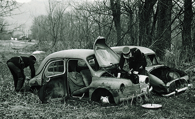 Identification d'épaves automobiles (1972)