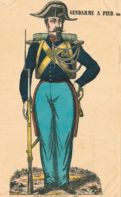 Gendarme à pied (1860)