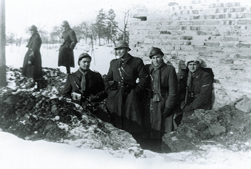 Garde du groupement Thiolet au combat dans les Vosges (1944)
