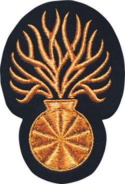 Grenade de tapis de selle de la Garde républicaine