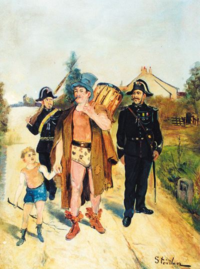 Escorte de saltimbanques (1890)