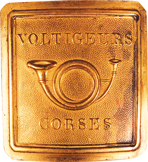 Plaque voltigeurs corses