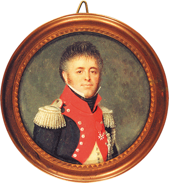 Portrait colonel Premier Empire