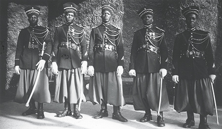 Gardes rouges du Sénégal (vers 1950)