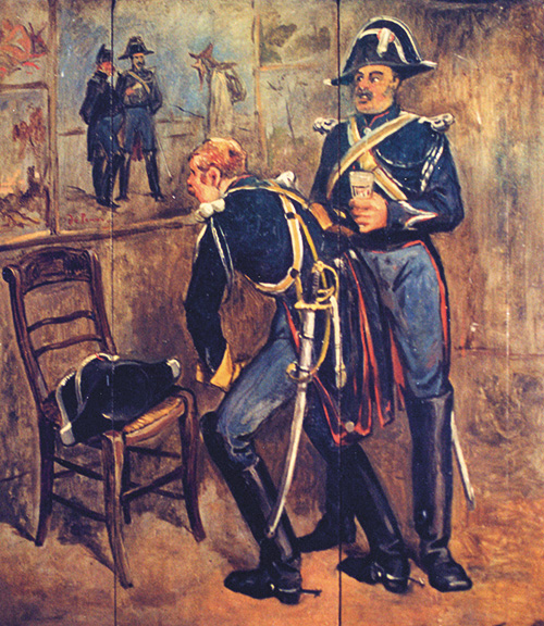 Scène satirique