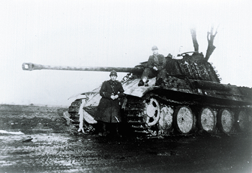 Char allemand Tigre détruit (1945)