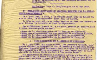 [Juin 1944] Le rapport du commandant de la compagnie de la Manche