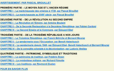 De la Maréchaussée à la Gendarmerie : histoire et patrimoine