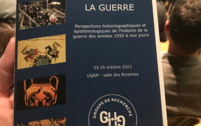 Du 23 au 25 octobre 2023, l’histoire et le patrimoine de la gendarmerie sont valorisés à un colloque international d’histoire de la guerre qui se tient à Montréal.